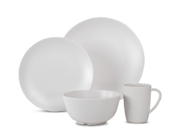 Melamine Tableware Set Lund White