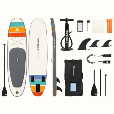 Retrospec Weekender 10' Plus Inflatable Paddle Board (Zion)