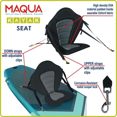 Maqua Flowers 10'8" Inflatable Stand Up Paddle Board Kayak Kit