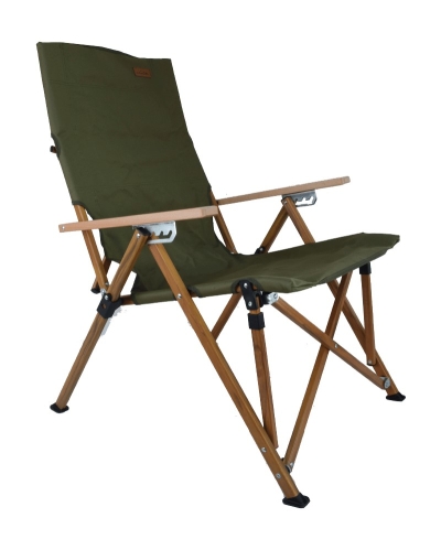 Сгъваем стол Campout Duden за къмпинг, кемпери и каравани в зелено