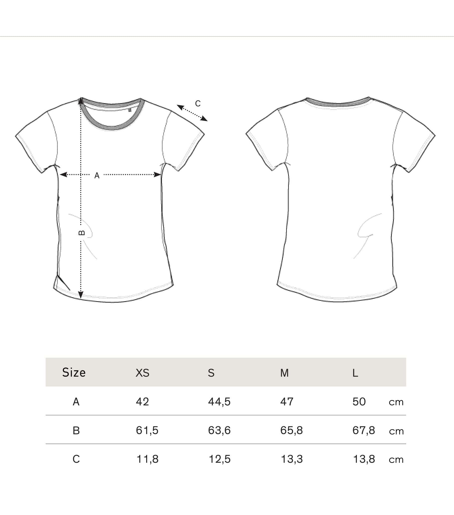 38 T-shirts Womens Size Chart
