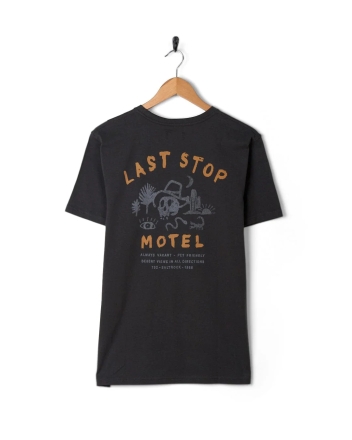 Тениска Saltrock Last Stop Motel в тъмно сиво