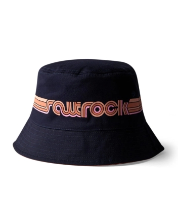 Saltrock Retro Stripe Bucket Hat Navy
