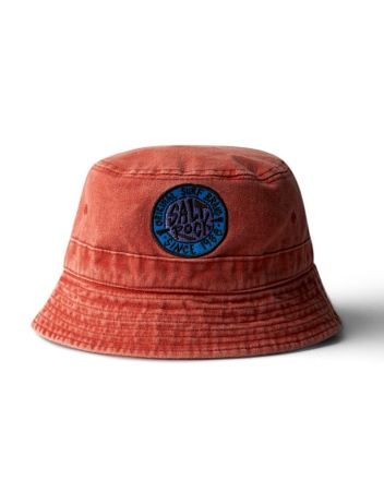 Saltrock Retro Stripe Bucket Hat Orange