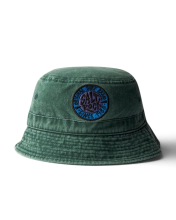 Saltrock Retro Stripe Bucket Hat Green