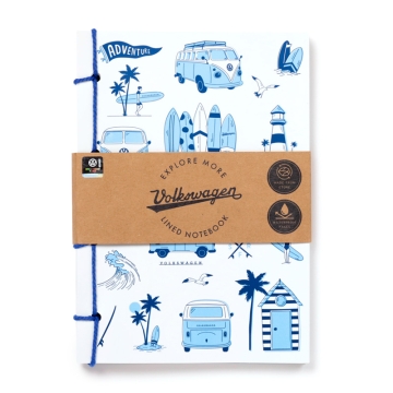 A5 Striped Stone Paper Notebook VW Caravan Vol