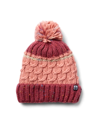 Saltrock Tiree Bobble Hat Pink