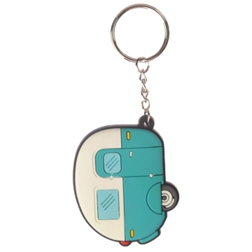 Home is Where You Park It Caravan PVC Keyring