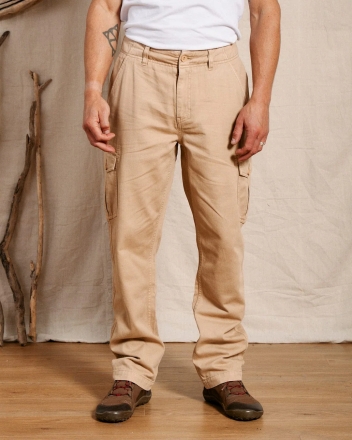 Saltrock Godrevy 2 Mens Cargo Trousers Sand