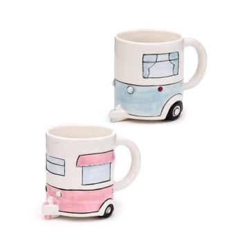 Home Is Where You Park It Caravan Ceramic Shaped Mug