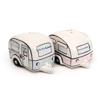 Home Is Where You Park It Caravan Ceramic Salt & Pepper Set