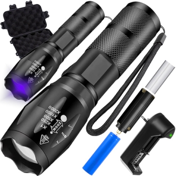 2in1 XPE UV Flashlight
