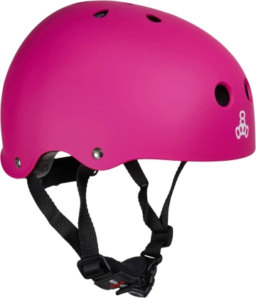 Triple Eight Lil 8 Kids Skate Helmet 46-52 Pink