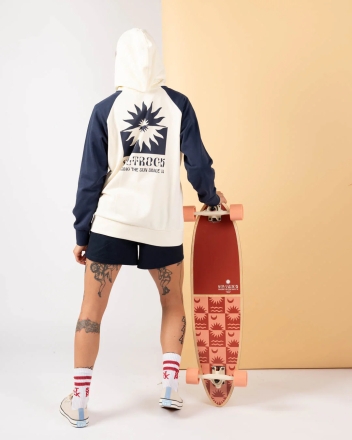 Saltrock Roots Zip Hoodie Cream