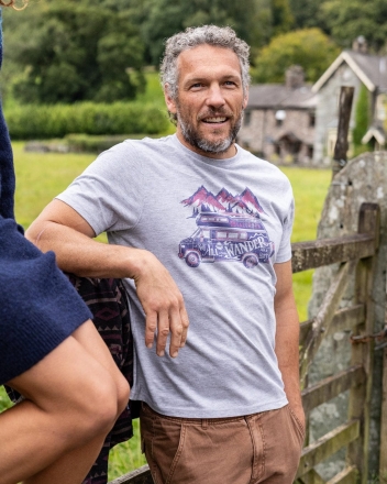 Saltrock Lost Van Herren Kurzarm-T-Shirt Grau