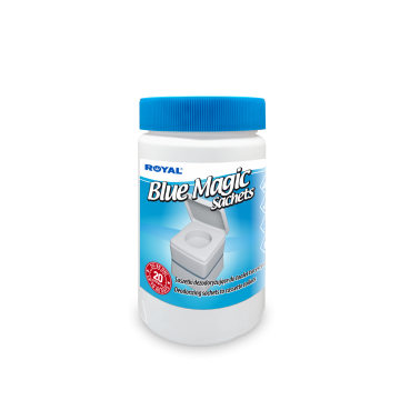 Royal Blue Magic Beutel - Toilettendeodorant Beutel Glas Lavendelduft 1 Beutel für 40 L