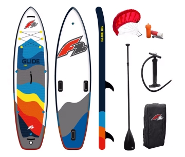 Комплект WindSUP F2 Glide WS Parawing Set 10'8"/3,5m2 сиво/червено