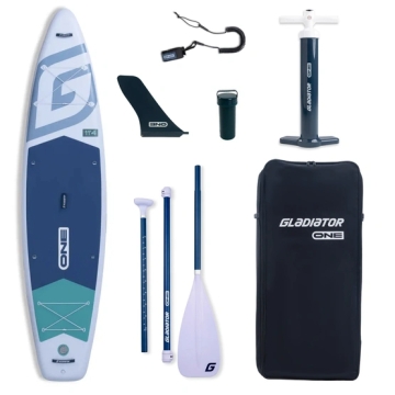 Стендъп падъл борд Gladiator One White 11'4"
