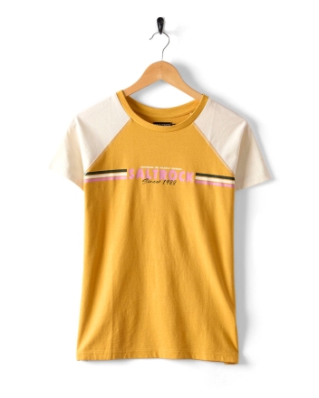 Saltrock Atlantic Stripe T-shirt Gold