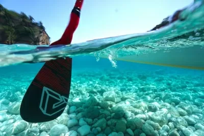 Карбоново гребло Aqua Marina Carbon Pro Adjustable Carbon Fiber за СУП ot 3 части