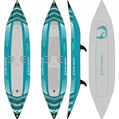 Надуваем каяк Spinera Hybris 410 двуместен