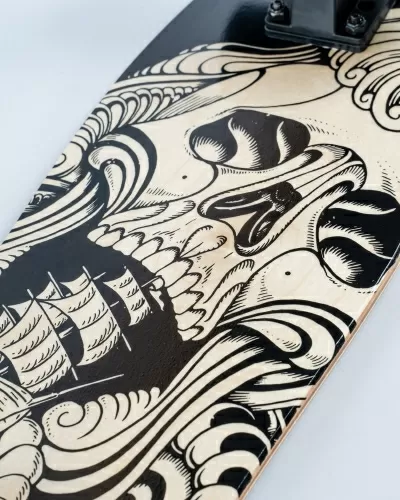 Saltrock No Mercy Mini Wooden Skateboard