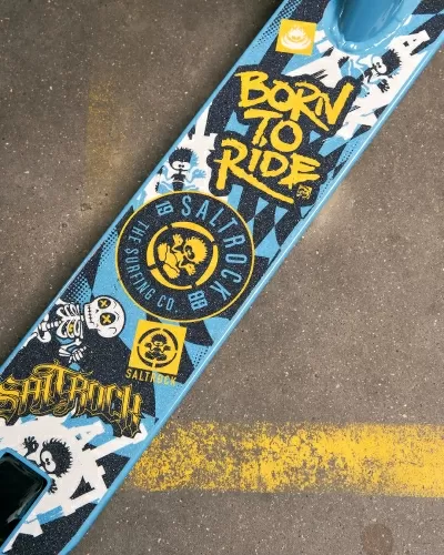 Saltrock Warped Stunt Scooter Blue 