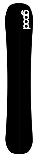 GoodBoards GB Split Nose Rocker 165 W Splitboard