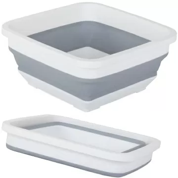 Bowl container foldable silicone universal