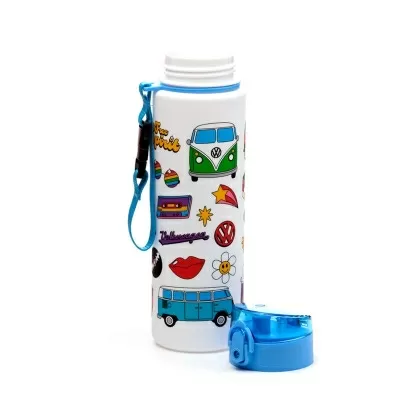 Volkswagen VW T1 Camper Bus Ρετρό Pop Top 600ml Αδιάσπαστο Μπουκάλι