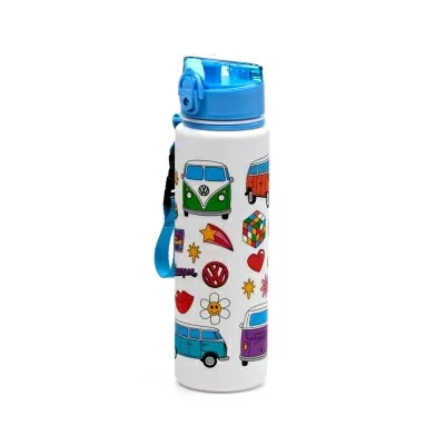 Volkswagen VW T1 Camper Bus Ρετρό Pop Top 600ml Αδιάσπαστο Μπουκάλι