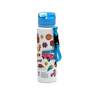 Volkswagen VW T1 Camper Bus Ρετρό Pop Top 600ml Αδιάσπαστο Μπουκάλι