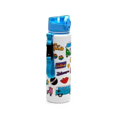 Volkswagen VW T1 Camper Bus Ρετρό Pop Top 600ml Αδιάσπαστο Μπουκάλι