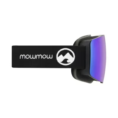 Маска за ски и сноуборд MowMow Local L/XL с черна рамка и зелена X-celLens плака