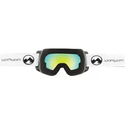 Маска за ски и сноуборд MowMow Legend M/L с черна рамка и златно/синя X-celLens плака