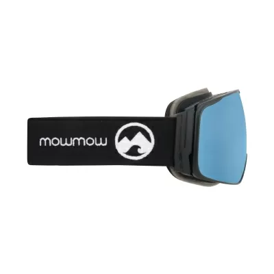 Маска за ски и сноуборд MowMow Icon M/L с черна рамка и синя X-celLens плака