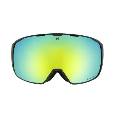 Маска за ски и сноуборд MowMow Icon M/L с черна рамка и златна X-celLens плака
