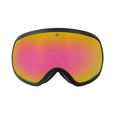 Маска за ски и сноуборд MowMow Control XL с черна рамка и розова X-celLens плака