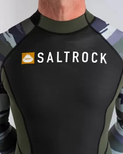 Неопрен Saltrock Camo Stripe 3/2 в зелено