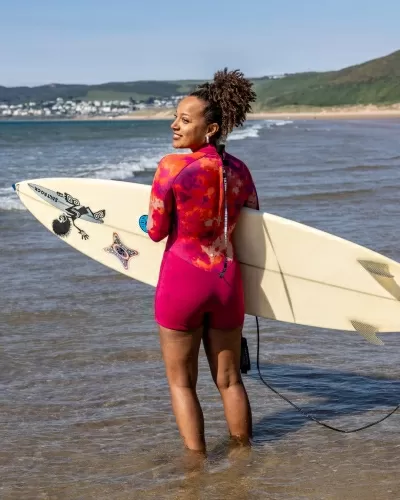 Дамски неопрен Saltrock Peace Tie Dye в розово