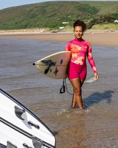 Дамски неопрен Saltrock Peace Tie Dye в розово