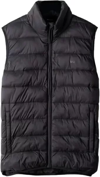 Мъжки подплатен елек Saltrock Resin в тъмносиво