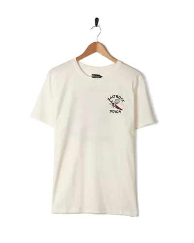 Тениска Saltrock Wave Rider Devon в бяло