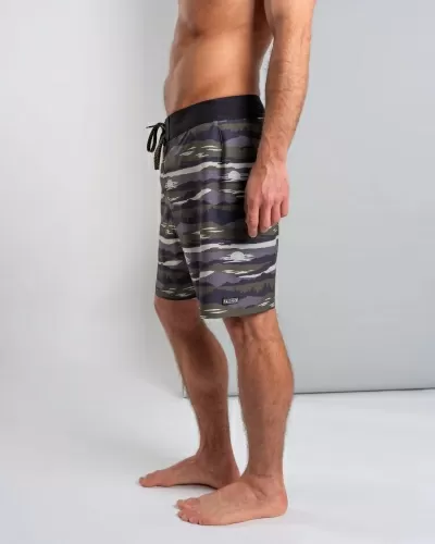 Бордшорти Saltrock Camo Stripe в сиво