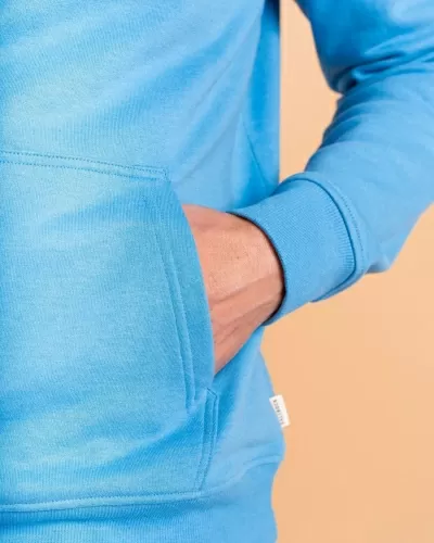 Суитшърт с качулка Saltrock Lost Ships в светло синьо