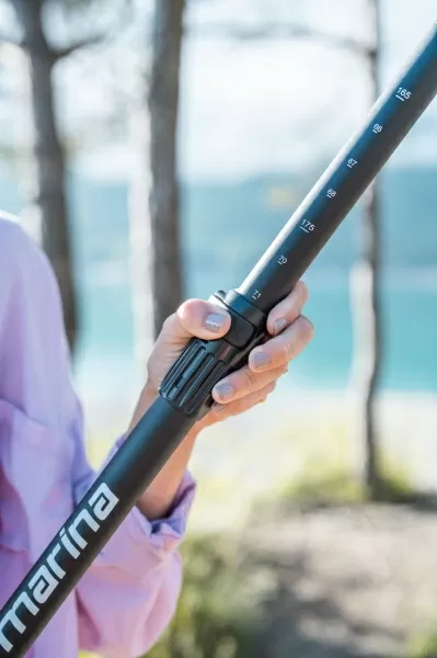 Pure Air All-Round iSUP Coast 10'10" with adjustable aluminum SUP/KAYAK 4T paddle and safety leash Minicombo (Orange)