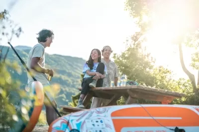 Pure Air All-Round iSUP Coast 12'0" with adjustable aluminum SUP/KAYAK 4T paddle and safety leash MiniCombo Orange