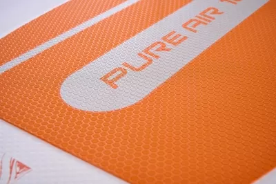 Pure Air All-Round iSUP Coast 12'0" with adjustable aluminum SUP/KAYAK 4T paddle and safety leash MiniCombo Orange