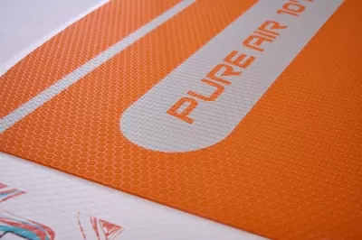 Pure Air All-Round iSUP Coast 12'0" with adjustable aluminum SUP/KAYAK 4T paddle and safety leash MiniCombo Orange