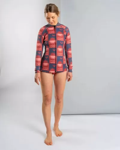 Неопреново яке Saltrock Equinox в тъмносиво/оранжево